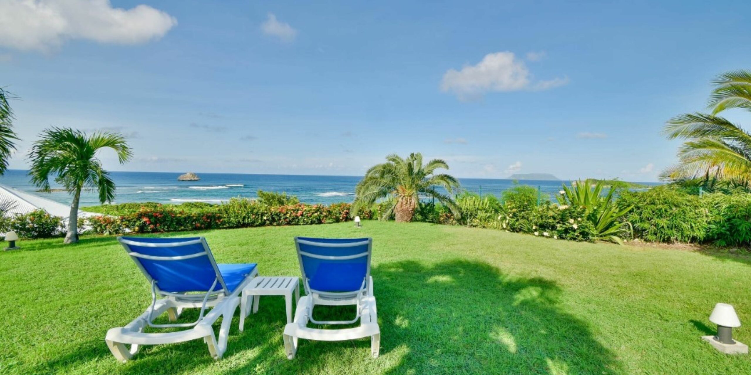 La villa située face à la plage à Iguana Bay en Guadeloupe