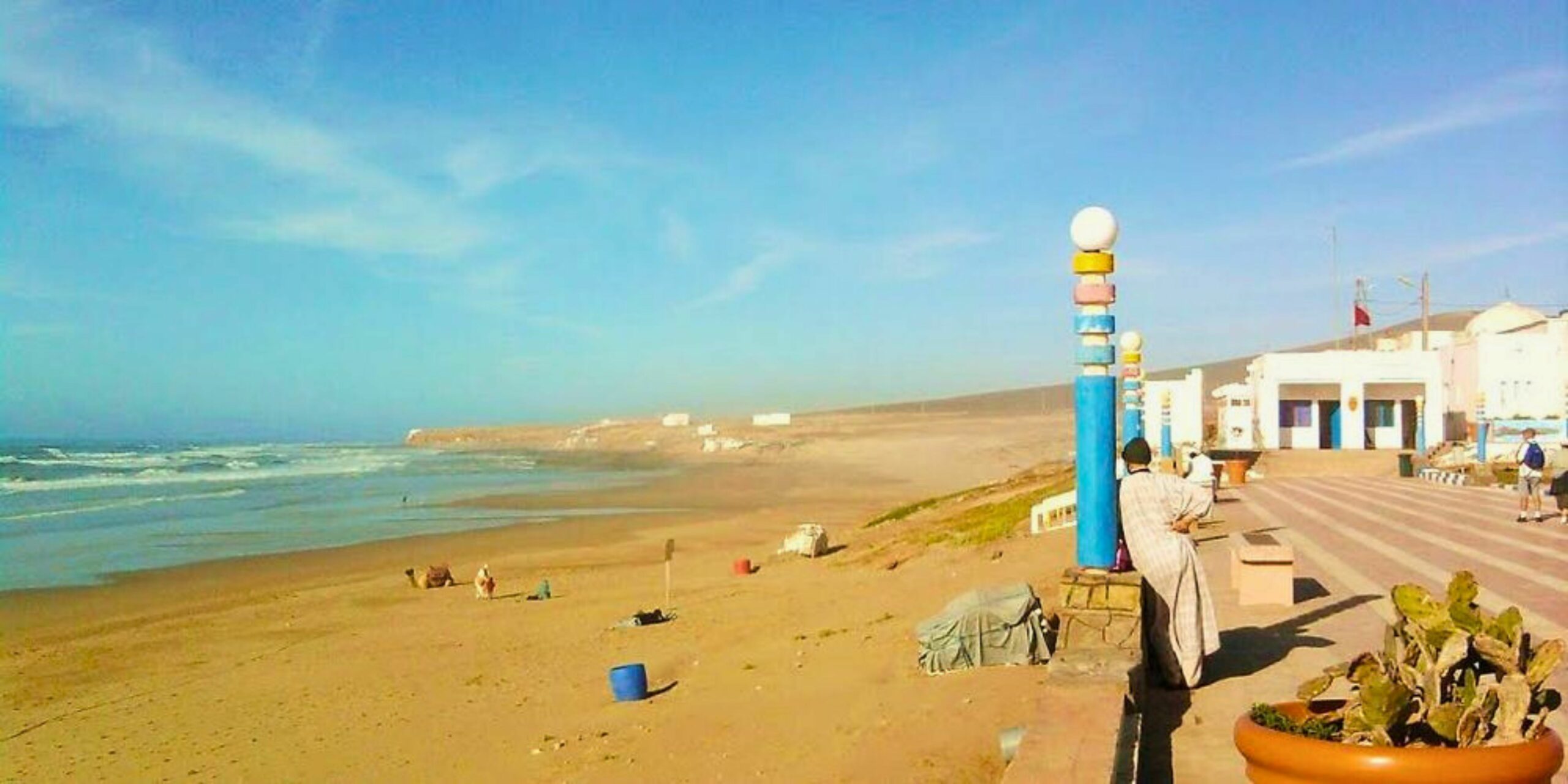 La plage de Tiznit, à deux pas d'Agadir