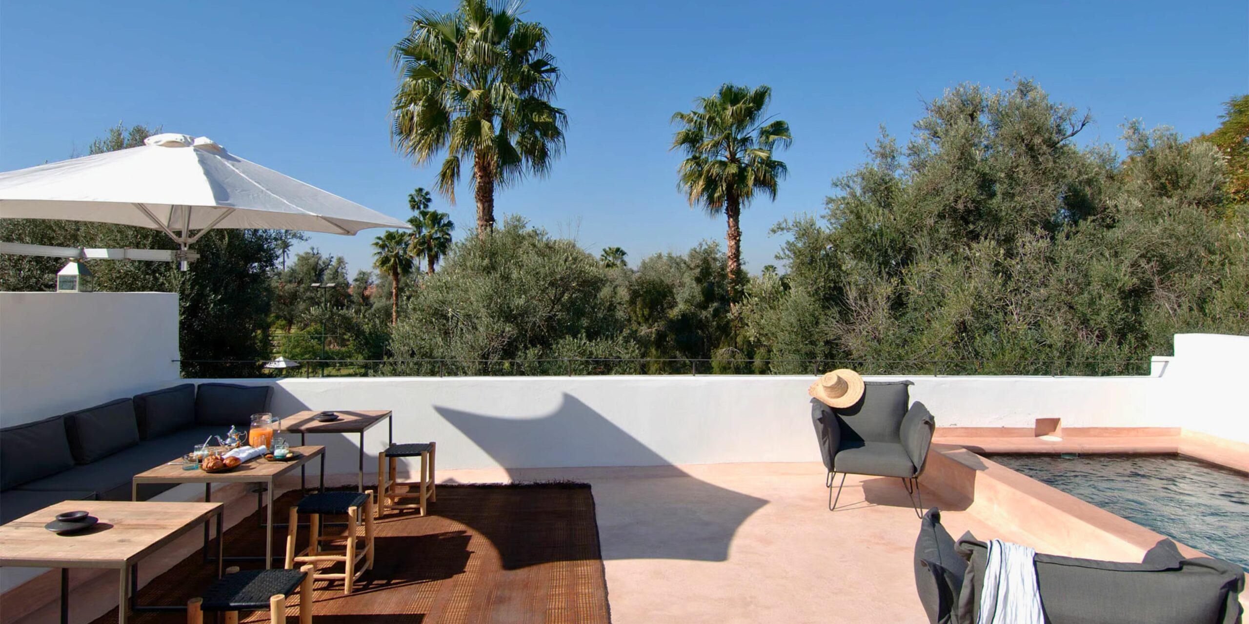 Un riad avec piscine sur le toit pas cher à Marrakech