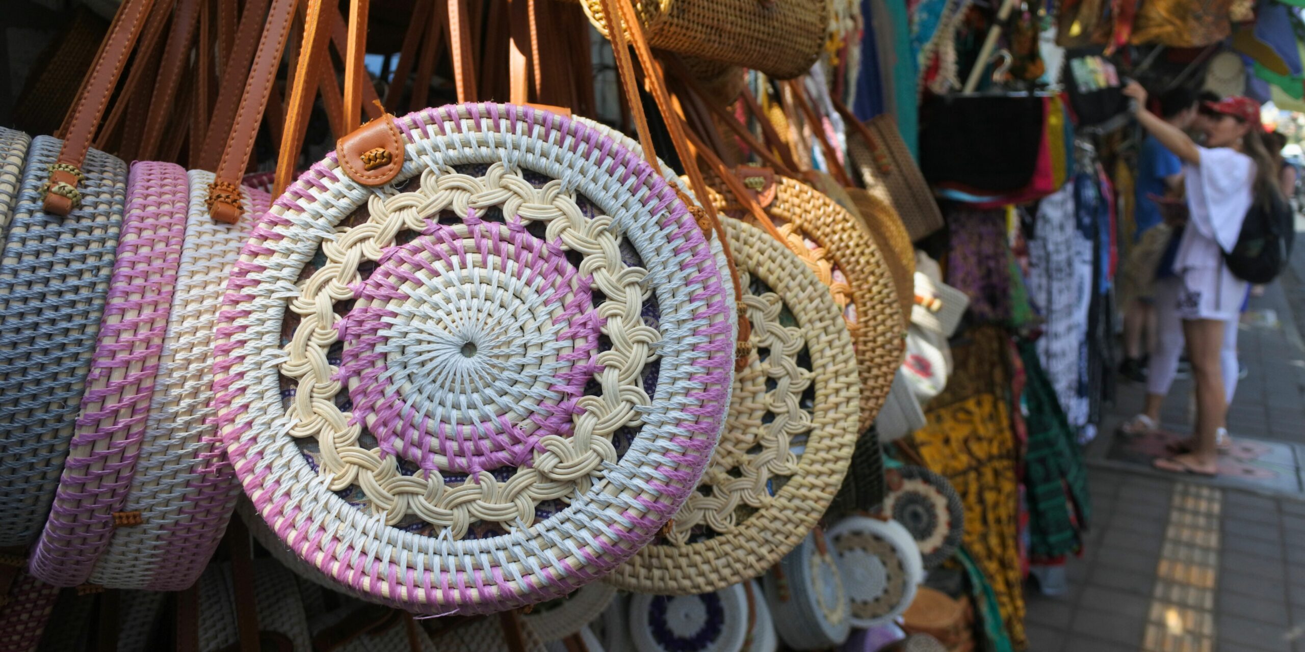 Le sac typique du marché local à faire à Ubud
