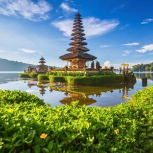 Un temple sur l'île de Bali