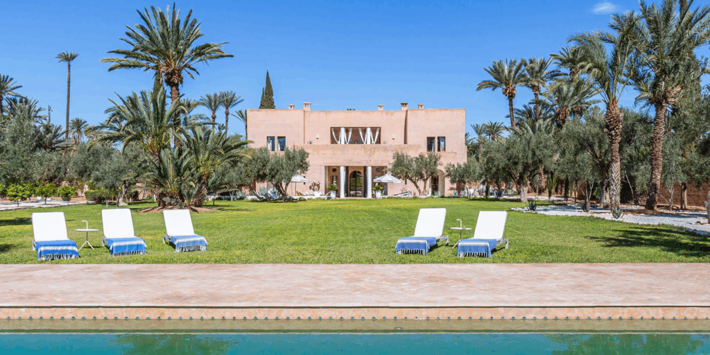 Villa El Zagilda en location pour groupe à Marrakech, dans la Palmeraie